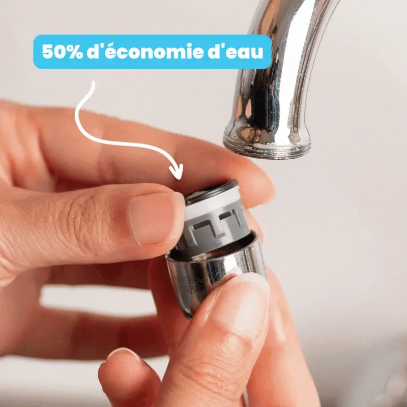 Kit Économiseur d'eau - Mousseur Robinet et Douche - Image 3