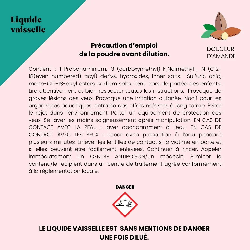 Recharge Liquide Vaisselle Amande Douce (x1) - Image 6