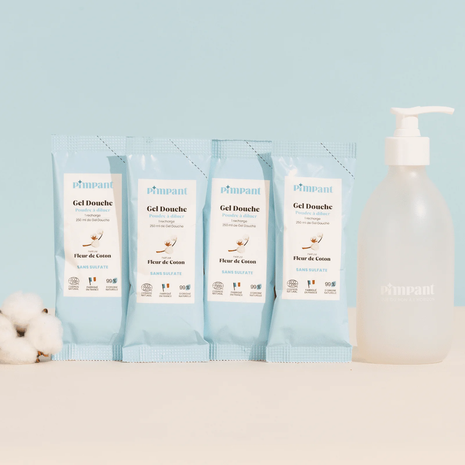 Pack Gel Douche Fleur de Coton