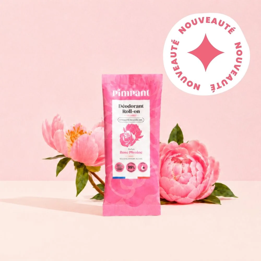 Recharge Déodorant Roll-On Rose-Pivoine DP