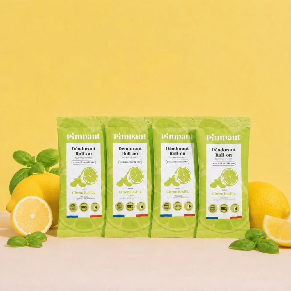 Recharges Déodorant Roll-On Citron-Basilic (x4) - Image 3