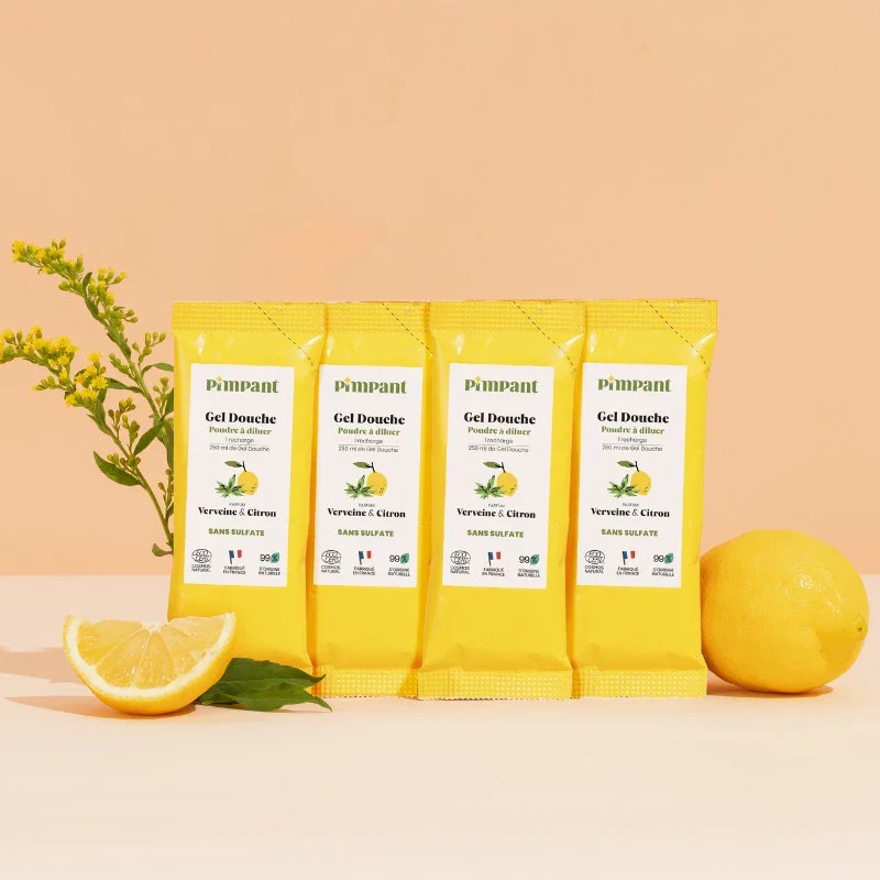 Recharges Gel Douche Verveine Citron (x4)